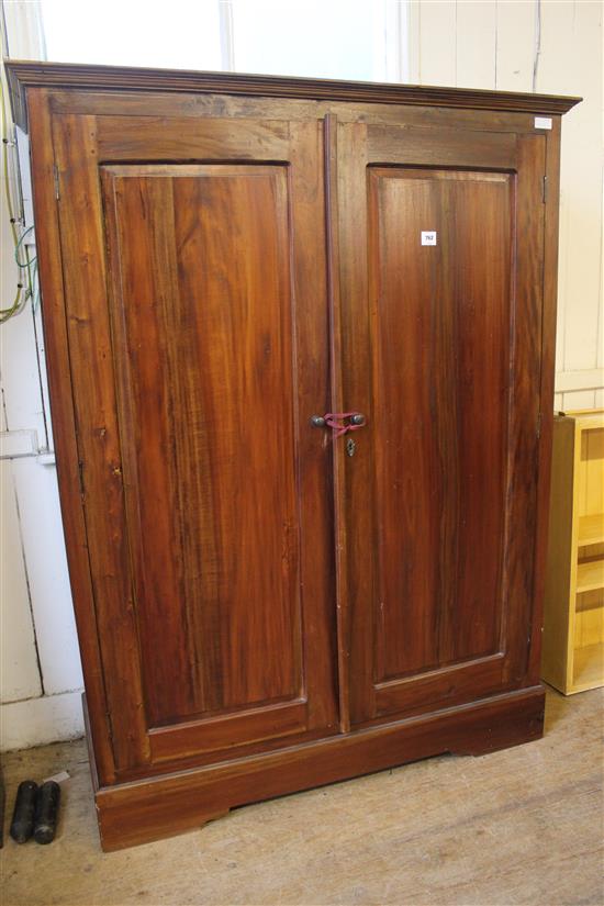 Hardwood 2-door wardrobe(-)